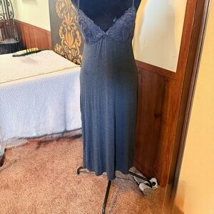 Marilyn Monroe Dark Gray Lace Chemise